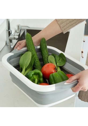 Katlanabilir Süzgeçli Kesme Tahtası Ve Badya Adaçayı