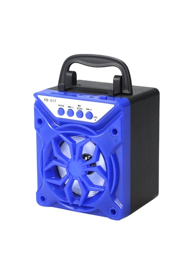 Suofeng Xb-017 Taşınabilir Bluetooth Hoparlör - Tws Kart Desteği İle Subwoofer Kalitesi, Mavi