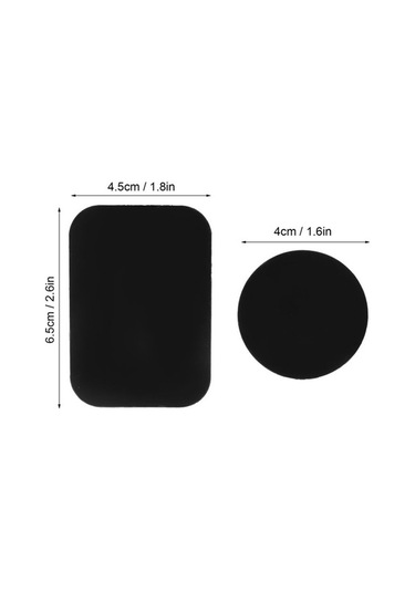 Yingfu Kendinden Yapışkanlı Manyetik Telefon Tutucusu, 8 Adet Metal Plaka Paketi Diğer