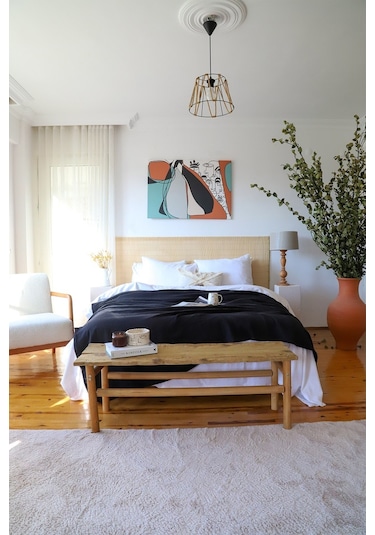 Vivamaison Çift Kişilik 4 Kat Müslin Pike Yatak Örtüsü Siyah