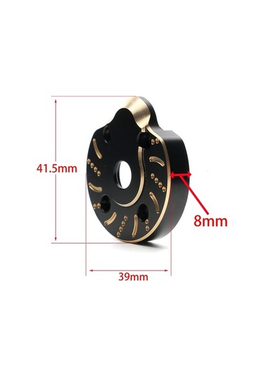 Pazly Utb Siyah Scx10 Renk Pirinç Köprüsü Iıı İçin Geeroyoo Capra Axial Altın Ağırlık Adet 2 & - Do