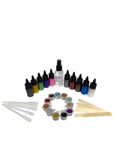 Epoksi Renklendirme Seti Köpük Giderici + Sıvı Sedefli Pigment +