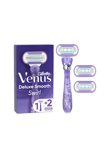 Gillette Venus Swirl Tıraş Makinesi +  Yedek Başlık 3'lü