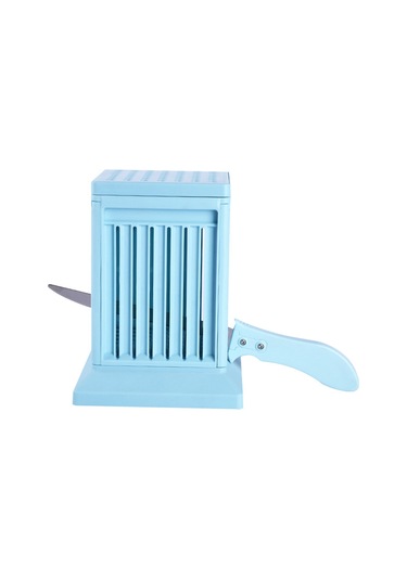 Wezone Ev Ve İş Yeri İçin 49 Tane Şiş Hızlı Hazırlama Aleti - Mutfak Ve Restoran Izgara Gereci Mavi Kombinasyon Bıçaklı