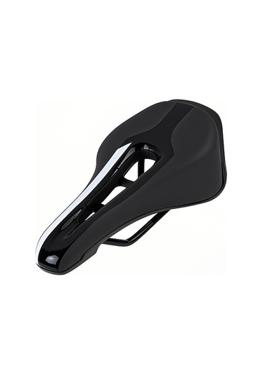 Bisiklet Saddle: Ultralight, Ventilated Hollow Design, Shock Absorbing, Comfortable For Mountain/road Bikes - Siyah Beyaz Çok Renkli Çok Renkli
