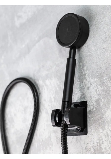 Homeben Duş Başlığı Hortumlu Siyah Metal 91640783 Siyah Mat