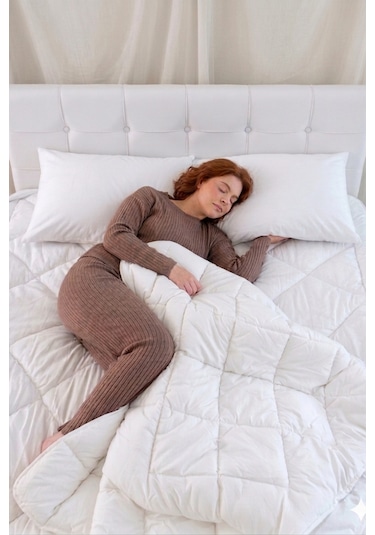Softhome Primera Microfiber Yorgan Çift Kişilik Beyaz