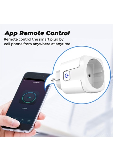 Reedark "20a Akıllı Zigbee Priz, Enerji Takip, Uzaktan Kontrol, Google Asistan Uyumlu"