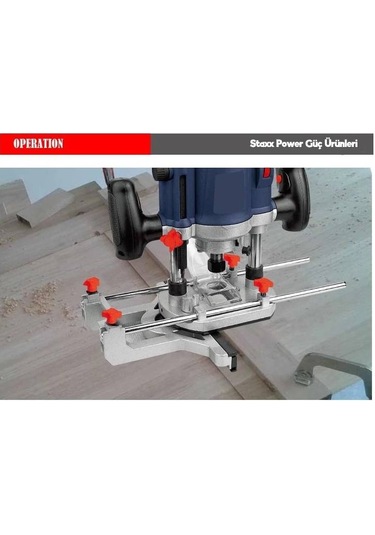 Staxx Power Profesyonel Freze Formika Makinası 6-8 Mm Pens 3000W