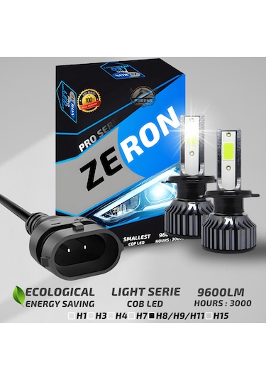 Zeron Pro Series H8 Led Xenon Şimşek Etkilii Led Xenon Led Ampul