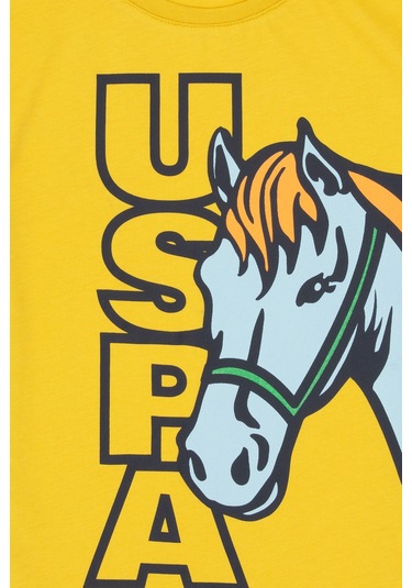 U.s. Polo Assn. Erkek Çocuk Koyu Sarı Tişört 50316479-vr094 Koyu Sarı