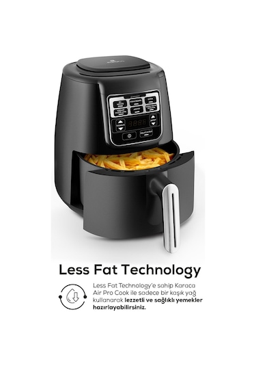 Karaca Air Pro Cook XL 2 in 1 Konuşan Airfryer Fritöz 4 Kişilik