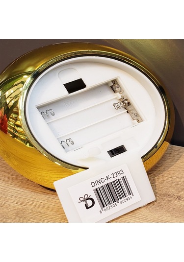 River World Mum Lamba Pilli Gold Dekoratif Renkli