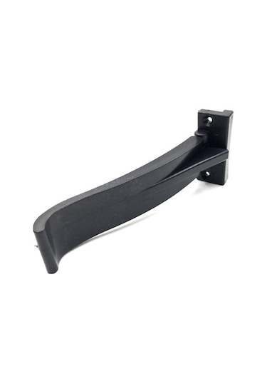 Cam Balkon Parçaları - Cam Balkon Plastik Boynuz Apararları Siyah Renk