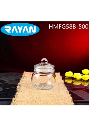 Rayan Cam Kavanoz Hmfg58b-500 Çok Renkli