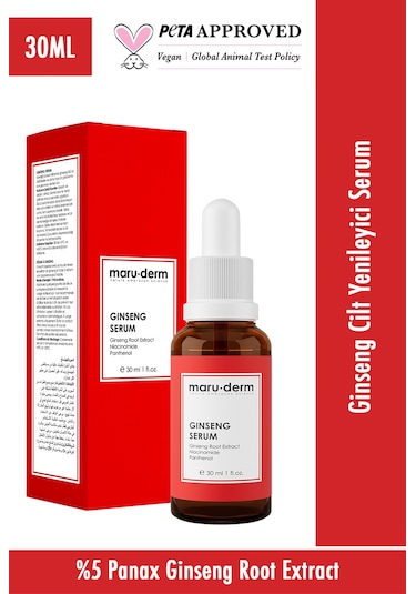 Maruderm Ginseng Cilt Yenileyici Serum 30 ML