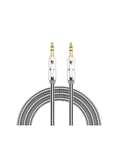 Powerway Aux Kablosu - Metal Spiralli Ax03