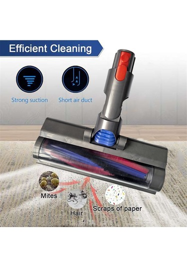 Synodicmonth  V7 V8 V10 V11 V15 İçin Elektrikli Zemin Fırçası Aparatı Ve Sert Ahşap Zeminler İçin Yedek Parçalar