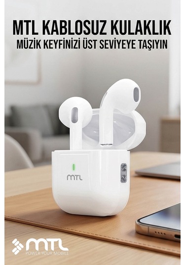 Bluetooth Kablosuz Silikonsuz Kulaklık Ios Ve Android Uyumlu