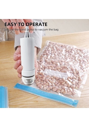 Tongxida Bosphorusboutique Vide Vakumlu Torbalar, Sous Sızdırmazlık Saklama Pompası, Gıda El Boyut 4 Adet
