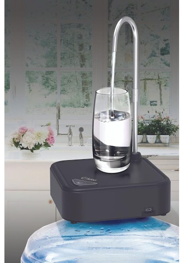 Kiwi Şarjlı Standlı Damacana Su Pompası Kwp-8520 Siyah