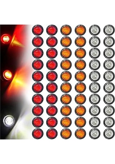 Xianwen 10 Adet-12v Araba Yan Işık Seti 6 Renk