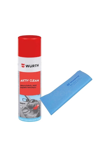 Würth Activ Clean Temizleme Köpüğü 500ml Güderi Bez Mavi 130gr N11.169