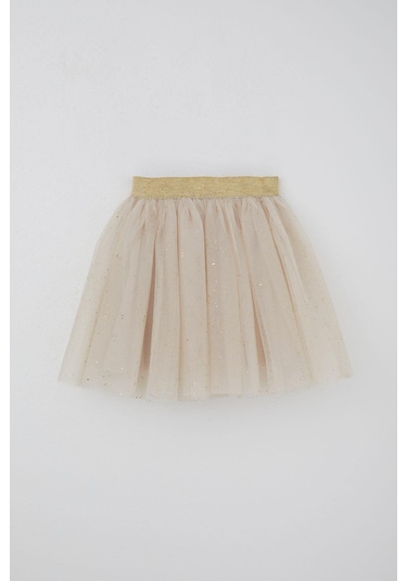 Datagridviewtextboxcolumn Name Marka, Index 5 Kız Çocuk Tütü Etek Sim Detaylı 5-10 Yaş, Bej Bej