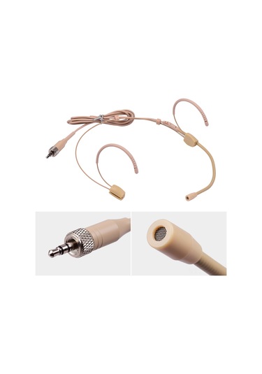 Singree Profesyonel Kondenser Mikrofon - 3.5mm Kilitli Girişli, Sennheiser Kablosuz Vericilerle Uyumlu