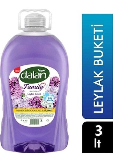 Dalan Family Sıvı Sabun Leylak Buketi 2 x 3 L