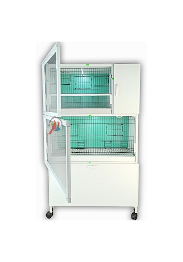 İstanbul Kafes Model 2Dys Pvc Kuş Dolabı