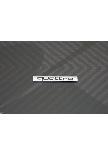 Audi Quattro Metal 3M 3D Bagaj Logo Amblem (273986281)