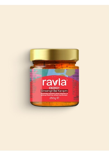 Ravla Energy Ginsengli Bal Karışım - 250g