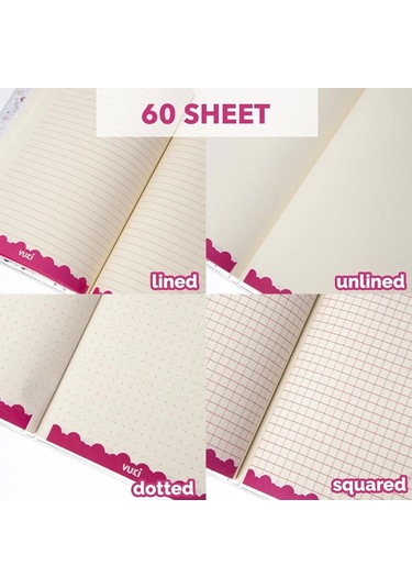 Vuki Kedi Sulu Kapaklı A5 Defter Vk-0109-06