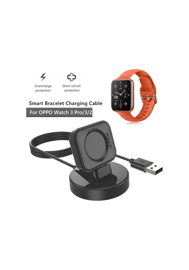 1 M Şarj Dock İstasyonu Cep Telefon Tutucu Şarj Aleti Kablosu Dock Oppo İzle 3 100cm White Italya Diğer