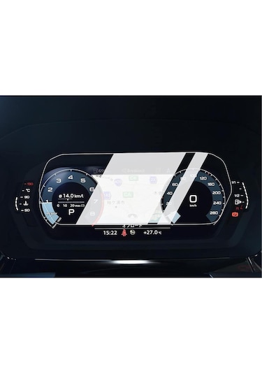 Audi Q4 E-tron Mat Ekran Koruyucu 10.25 İnç Dijital Gösterge