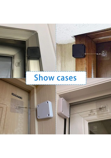 Hombey Ev İçi Otomatik Kapı Kapatıcı, Tel Çekerli, Delme Gerektirmeyen Yaylı, Kolay Kullanıma Uygun, Ev Ve Ofis İçin