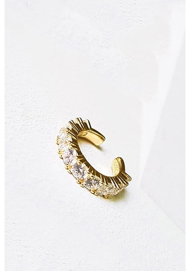 MorMajor Silver Ithal Dolu Taşlı Gümüş Kıkırdak-5545