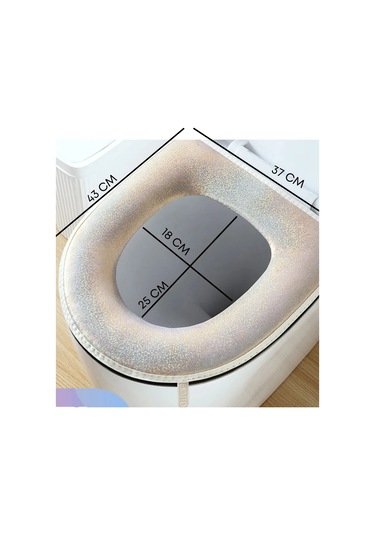 Shalabelle Tuvalet İçin Yumuşak Oturma Kılıfı 439592876 Beyaz