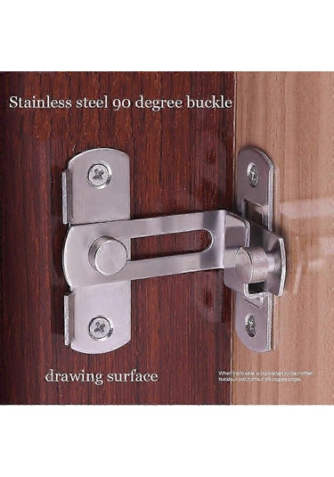 90 Derecelik Dik Açılı Kapı Kilidi Tokası Kilidi Cıvata Kilidi Ka