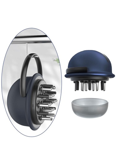 Suntek İnceltilmiş Saçlar Için Uçucu Yağ Saç Derisi Mavi