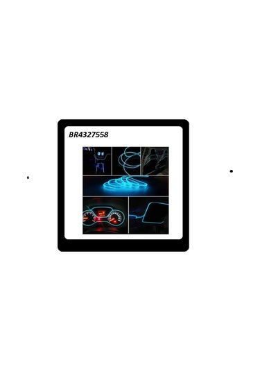 Tp Neon İp Kablo 2 Mt Buz Mavi