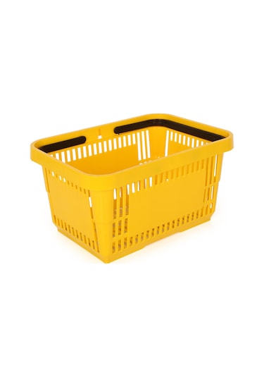 Rafburada® 22 lt Taşıma Kapasiteli Plastik Alışveriş El Sepeti