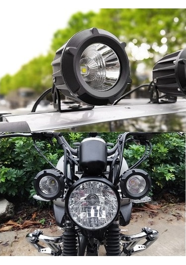 Hubstein 30w Yuvarlak Tek Ledli Sis Farı Off Road Çalışma Tekne L