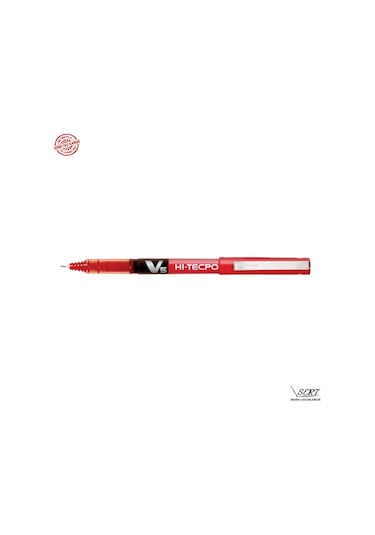 Pilot V5 Hi-Tecpoint Iğne Uç 05 Kalem Ürü 12'li Pk Kırmız