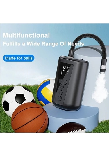 Xianwen Jialan Dijital Top Hava Pompası İle Led Işık Kablosuz