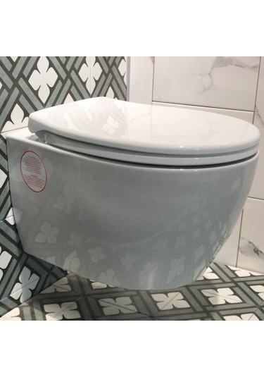 İsvea Kanalsız Asma Klozet + Gömme Rez. + Buton + Stop Valf Set