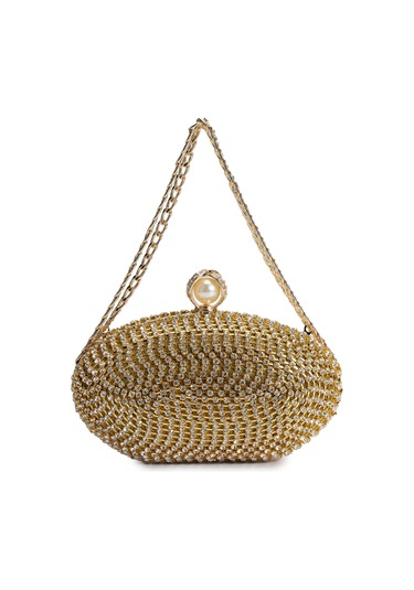 Tamer Tanca Kadın Vegan Sarı El Çantası 1083 003 Bn Cnt Sk24-25 Altın Altın