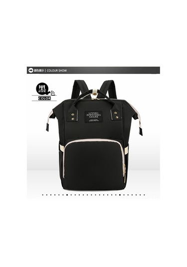 Samdoo Anne Çanta Sırt Çantası Çok Fonksiyonlu Büyük Kapasiteli Siyah Materyal Emniyetli Kullanıma Uygun Siyah