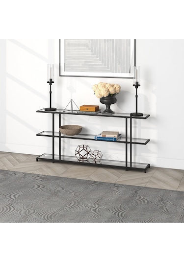Betty Siyah Metal&cam Dresuar 160cm Siyah
